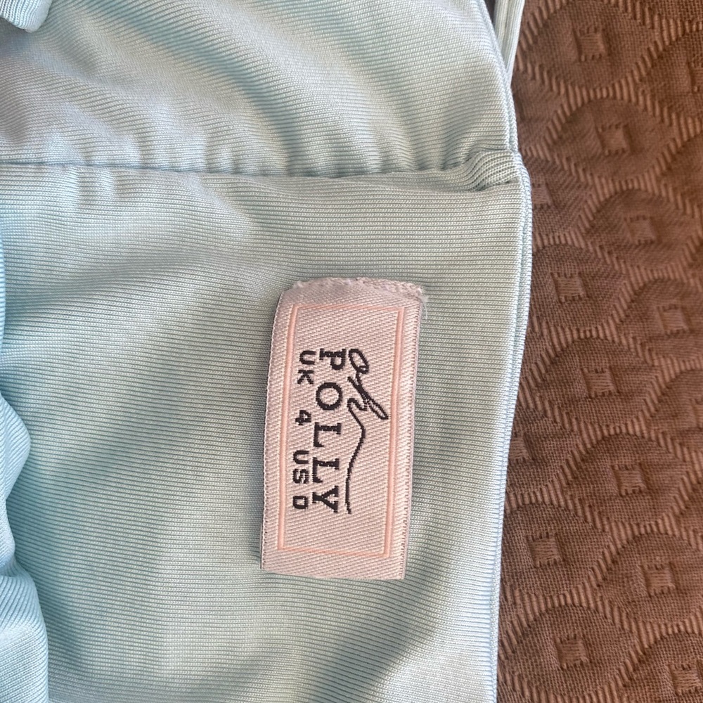 Oh Polly Heartbreaker Dress in Aqua - Picture 3 of 3